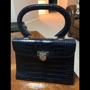 Authentic Philip Treacy Navy purse